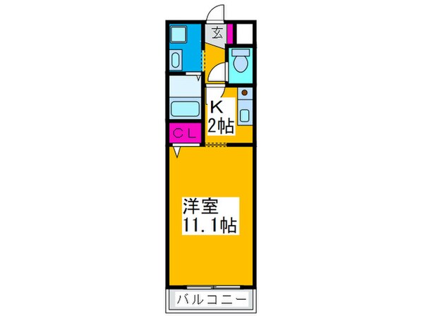 エストグリ－ンの物件間取画像